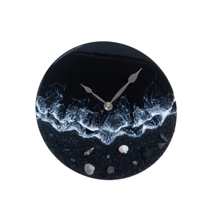 خرید ساعت دیواری رزینی مشکی