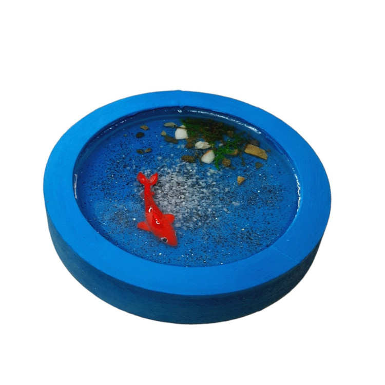 ظرف ماهی هفتسین رزینی حوضچه ماهی سه بعدی