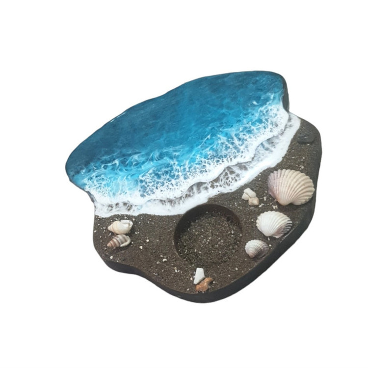 جاوارمر و شمع رومیزی رزینی