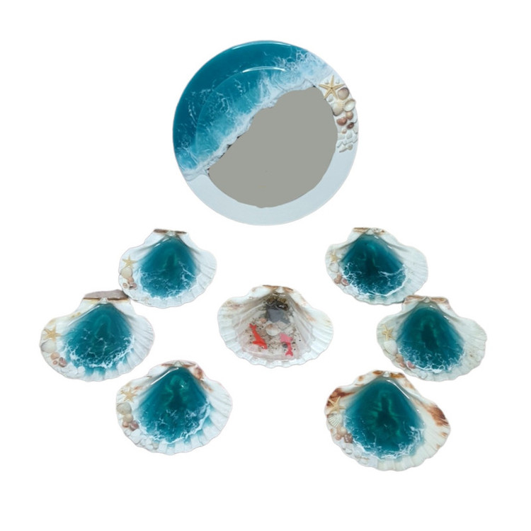 خرید هفت سین سبزآبی رزینی