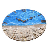 خرید ساعت دیواری دریایی موج دار