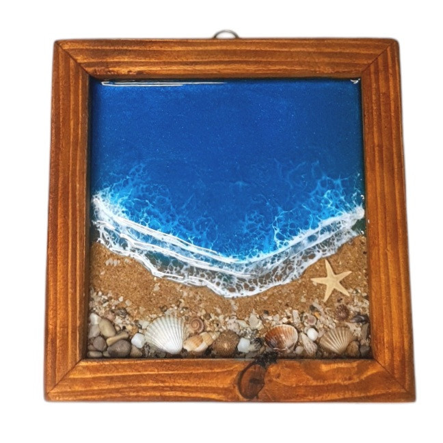 تابلو رزینی دریا