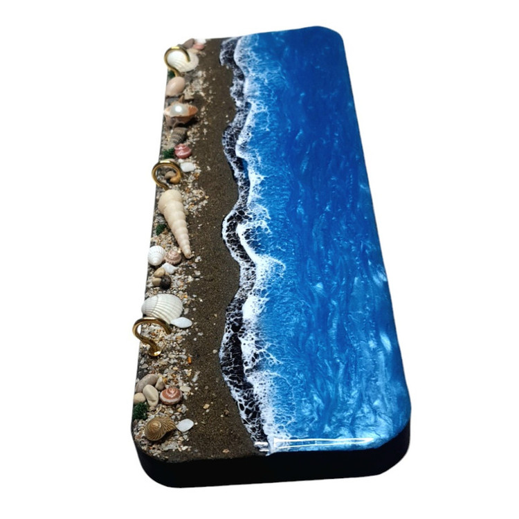 جاکلیدی دیواری چوبی دریا