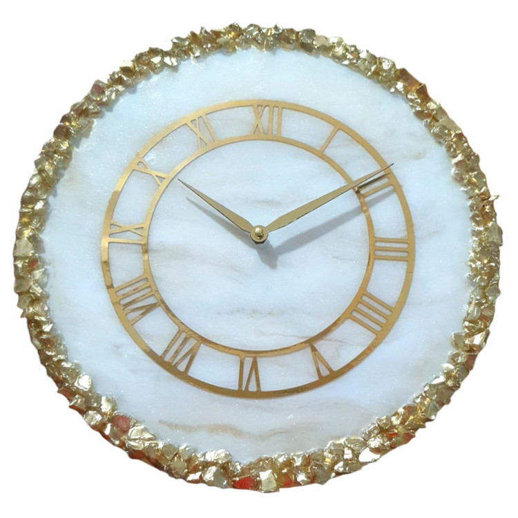 ساعت دیواری رزینی کریستالی