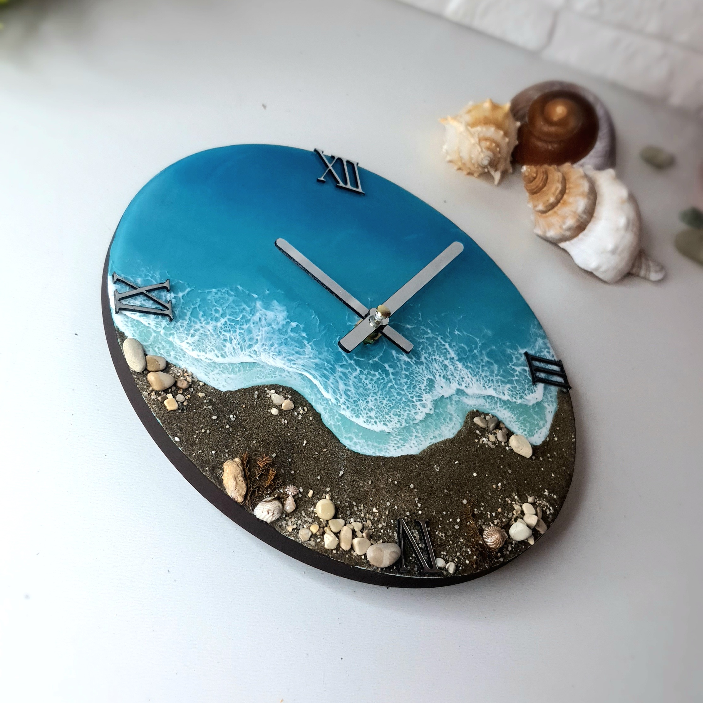 خرید ساعت دیواری طرح ساحل