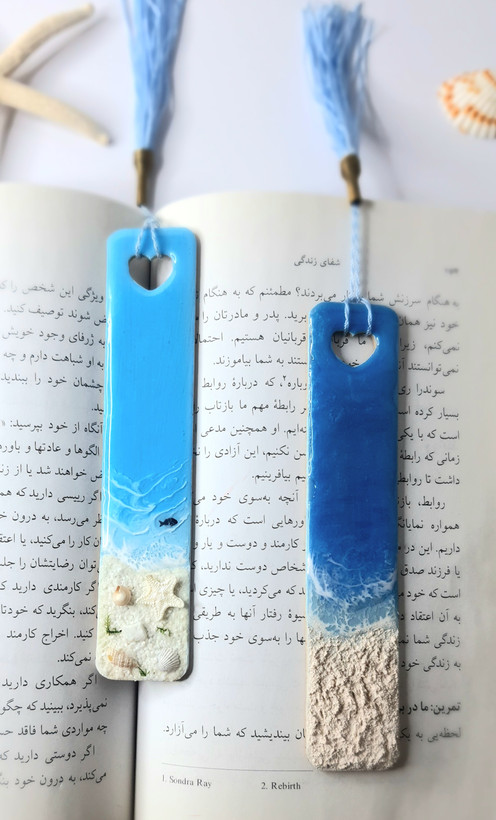 بوک مارک کتاب مدل دریا