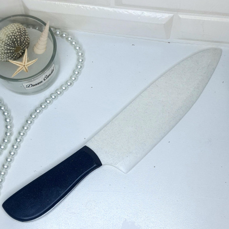 چاقو کیک تولد با تم مشکی سفید