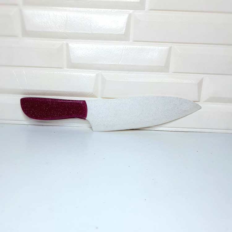 چاقو کیک با تم تولد سفید صورتی