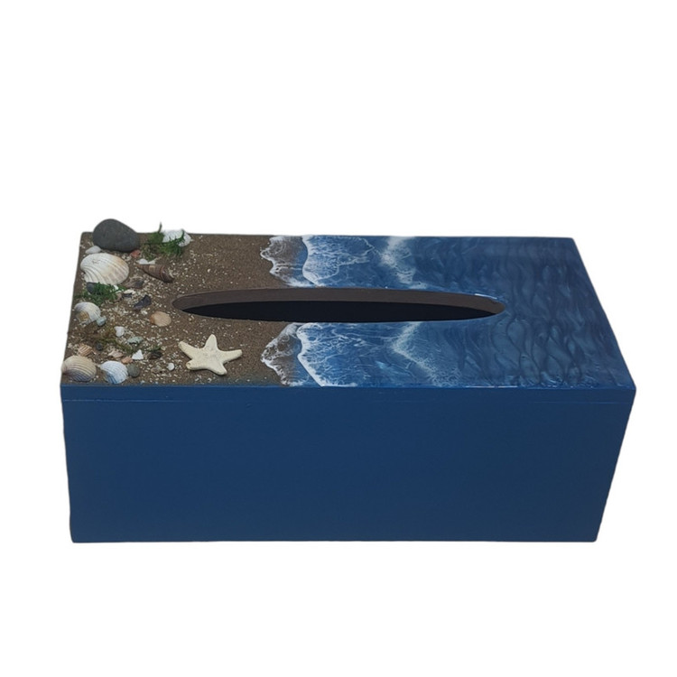 جای دستمال کاغذی مدل ساحل و دریا
